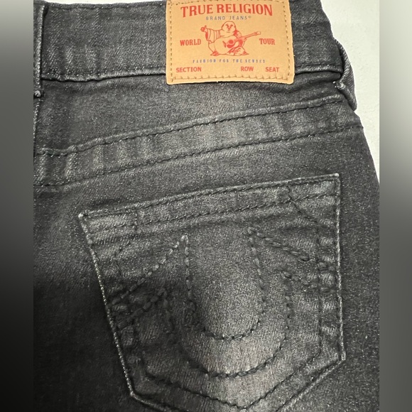 True Religion Geno Relaxed Slim Stretch Moto Jeans NWT - Picture 5 of 7